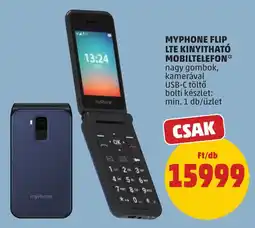 PENNY MyPhone Flip LTE Kinyitható mobiltelefon ajánlat
