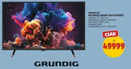 PENNY Orion 32" HD Ready Smart LED Televízió ajánlat