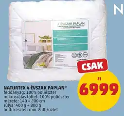 PENNY Naturtex 4 évszak paplan ajánlat