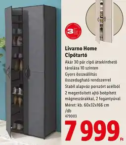 Lidl Livarno Home Cipőtartó ajánlat