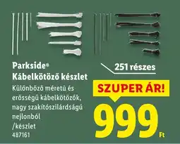 Lidl Parkside Kábelkötöző készlet ajánlat
