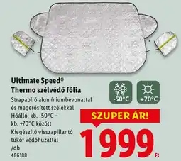 Lidl Ultimate Speed Thermo szélvédő fólia ajánlat
