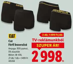 Lidl Cat Férfi boxeralsó ajánlat