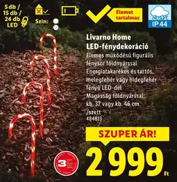 Lidl Livarno Home LED-fénydekoráció ajánlat