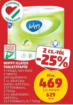 PENNY Wippy Illatos toalettpapír ajánlat