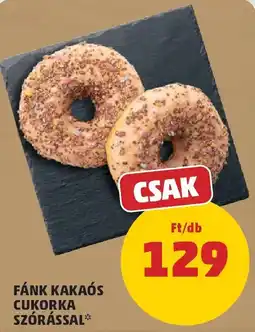 PENNY Fánk Kakaós cukorka szórással ajánlat