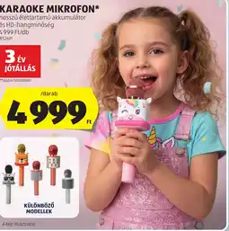 ALDI Karaoke mikrofon ajánlat