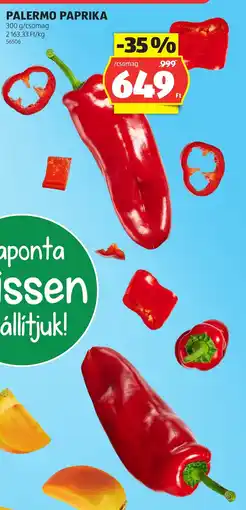 ALDI Palermo paprika ajánlat
