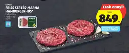 ALDI Kometa friss sertés-marha hamburgerhús ajánlat