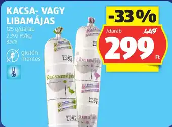 ALDI Kacsa- vagy libamájas ajánlat