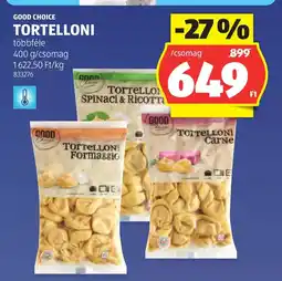 ALDI Good choice tortelloni ajánlat