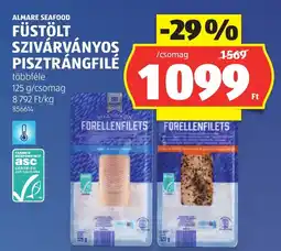 ALDI Almare seafood füstölt szivárványos pisztrángfilé ajánlat