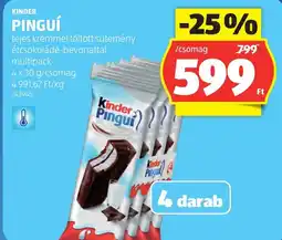 ALDI Kinder pinguí ajánlat
