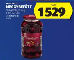 ALDI Sweet valley meggybefőtt ajánlat