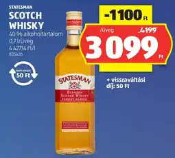 ALDI Statesman scotch whisky ajánlat