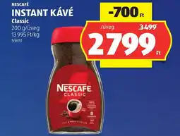 ALDI Nescafé instant kávé classic ajánlat