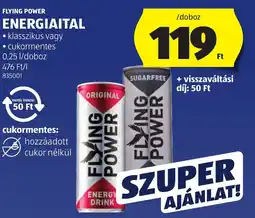 ALDI Flying power energiaital ajánlat