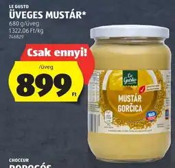 ALDI Le gusto üveges mustár ajánlat
