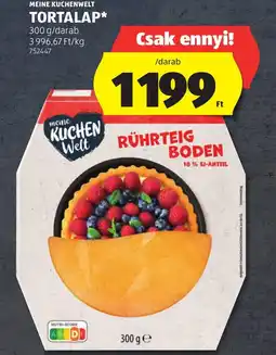 ALDI Meine kuchenwelt tortalap ajánlat