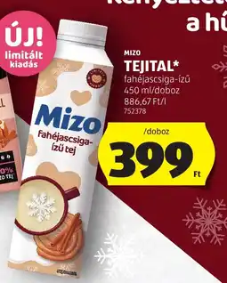 ALDI Mizo tejital ajánlat
