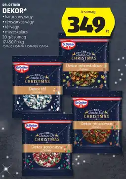 ALDI Dr. oetker dekor ajánlat