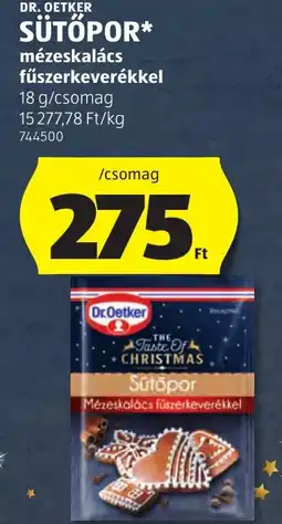 ALDI Dr. oetker sütőpor ajánlat