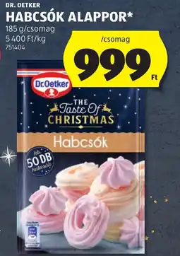 ALDI Dr. oetker habcsók alappor ajánlat