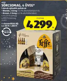 ALDI Leffe sörcsomag, 4 üveg ajánlat