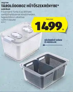 ALDI Crofton tárolódoboz hűtőszekrénybe ajánlat