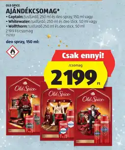ALDI Old spice ajándékcsomag ajánlat