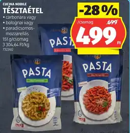 ALDI Cucina nobile tésztaétel ajánlat