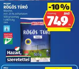 ALDI Milsani rögös túr ajánlat