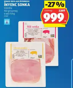 ALDI Ínyenc sonka ajánlat