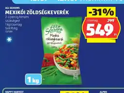 ALDI All seasons mexiki zöldségkeverék ajánlat