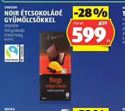 ALDI Chocoeur noir étcsokoládé ajánlat