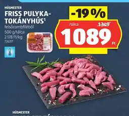 ALDI Húsmester friss puska-tokányhús ajánlat