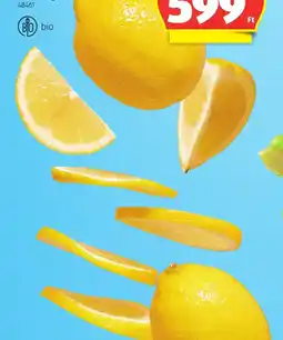 ALDI Bio citrom ajánlat