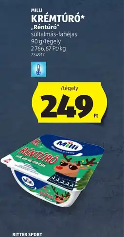 ALDI Milli krémtúr ajánlat
