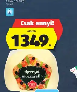 ALDI Therézia erdélyi mozzarella ajánlat