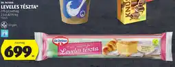 ALDI Dr.oetker leveles tészta ajánlat