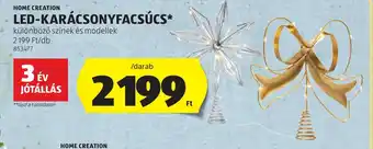 ALDI Led-karácsonyfacsúcs ajánlat