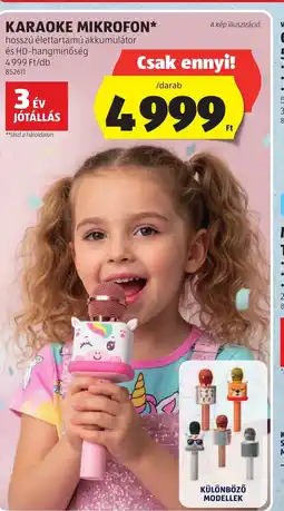 ALDI Karaoke mikrofon ajánlat