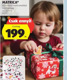 ALDI Home creation karácsonyi matrica ajánlat