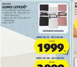 ALDI Novitesse gumis lepedő ajánlat