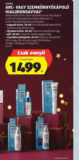 ALDI Lacura arc- vagy szemkörnyékápol hialuronsavval ajánlat
