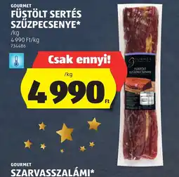ALDI Füstölt sertés szűzpecsenye ajánlat
