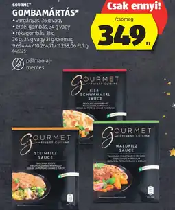 ALDI GOURMET GOMBAMÁRTÁS ajánlat