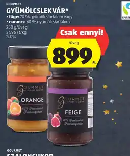 ALDI GOURMET GYÜMÖLCSLEKVÁR ajánlat