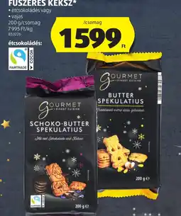 ALDI GOURMET FŰSZERES KEKSZ ajánlat
