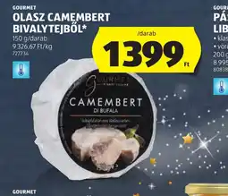 ALDI OLASZ CAMEMBERT BIVALYTEJBŐL ajánlat
